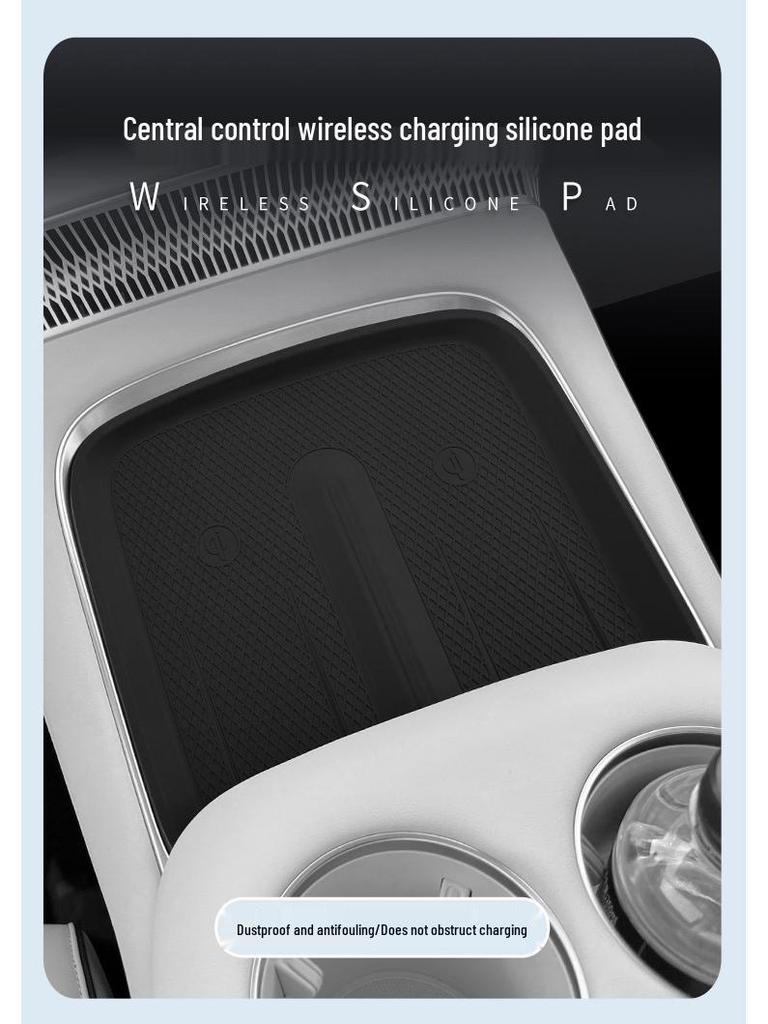 Xpeng X9 Silicone Anti-Slip Charging Mat - Car Interior Protection & Accessories