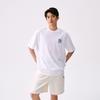 MLB MONOGRAM SS25 T Shirt Unisex Ecru 3ATSM2153-50WHS