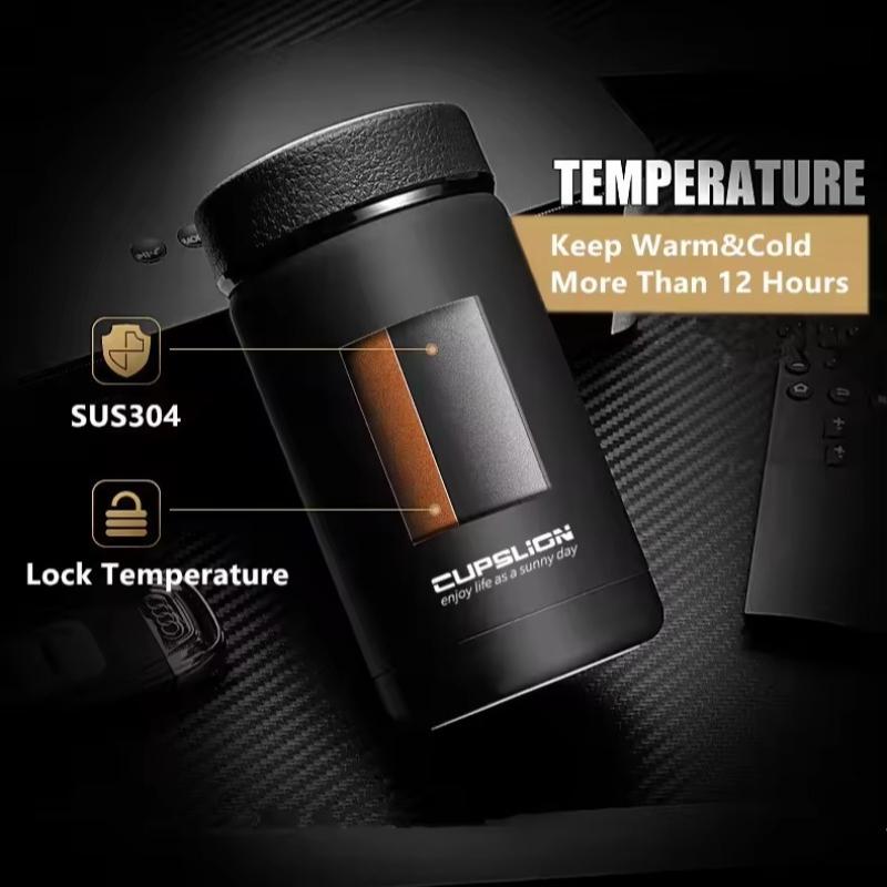 400ml Business Style Stainless Steel Thermos Mugs Car Vacuum Flasks Coffee Tea Cups Thermol Water Insulated Bottle Tumbler