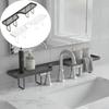 Large Capacity Bathroom Storage Rack No-Drill Faucet Drain Organizer Faucet Sink Shelf  Bathroom