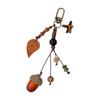 Themed Artificial Fruit Keyring Eye Catching Bag Accessory Fashion Bag Pendant Stylish Key Holder For Gifting