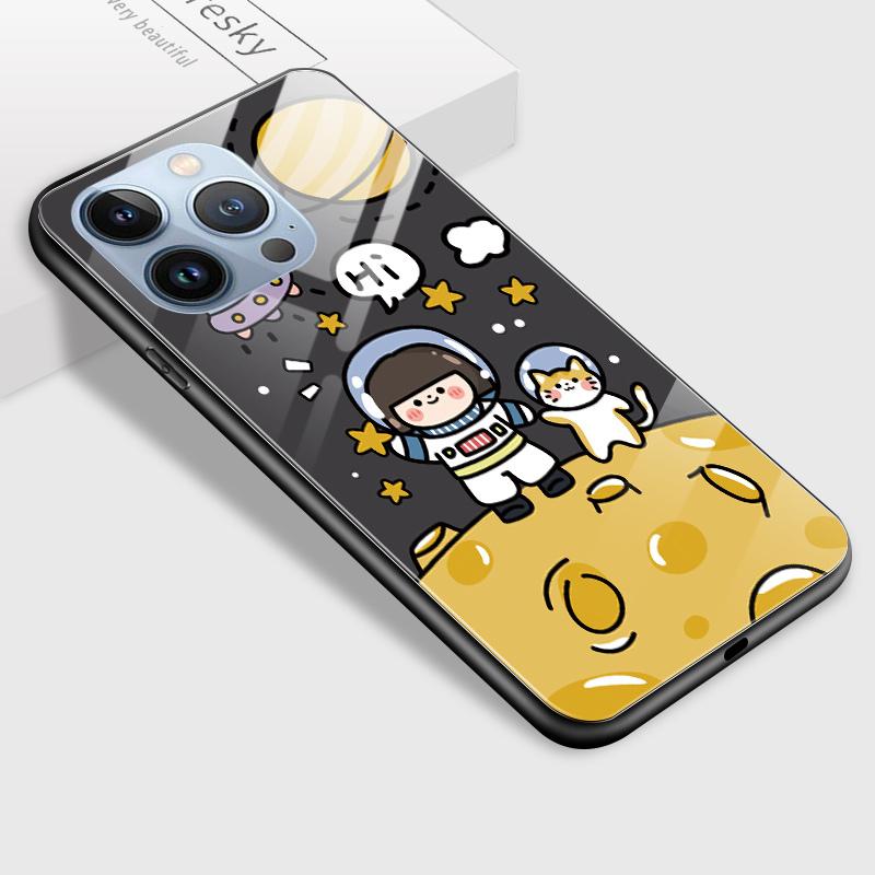 Tempered Glass Phone Case For Samsung A12 A16 A32 A53 S20FE S23 S25 Honor20 X6A 90Lite 9X Huawei Y9Prime2019 P30Lite Soft Edge Shockproof Smooth Shell