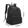 DSLEAF Tennis Backpack with Shoe Large Capacity Bag, 2-Racquet Compartment, (Black)