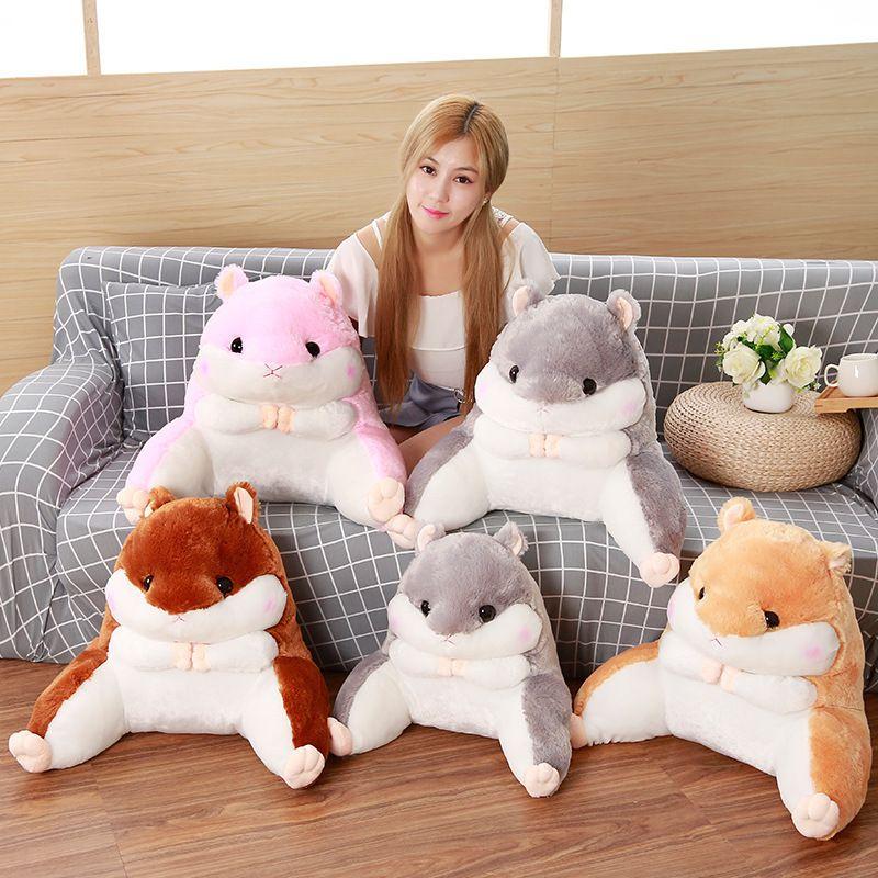 Cozy Hamster Lounger Back Pillow Plush Pp Cotton For Better Lumbar Support