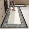 Kitchen Floor Mat Waterproof Oil-proof Wipeable PVC Leather Soft  Rug Household Long Non-slip Dirt-resistant Carpet Alfombra