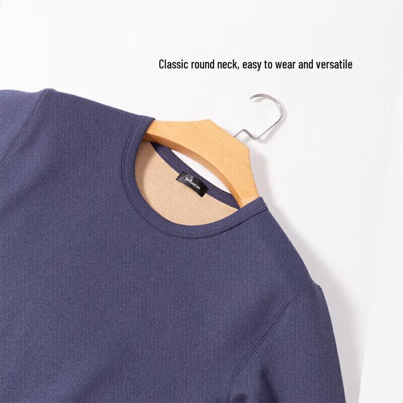 MiiOW Men's Cationic Plush Lined Thermal Top