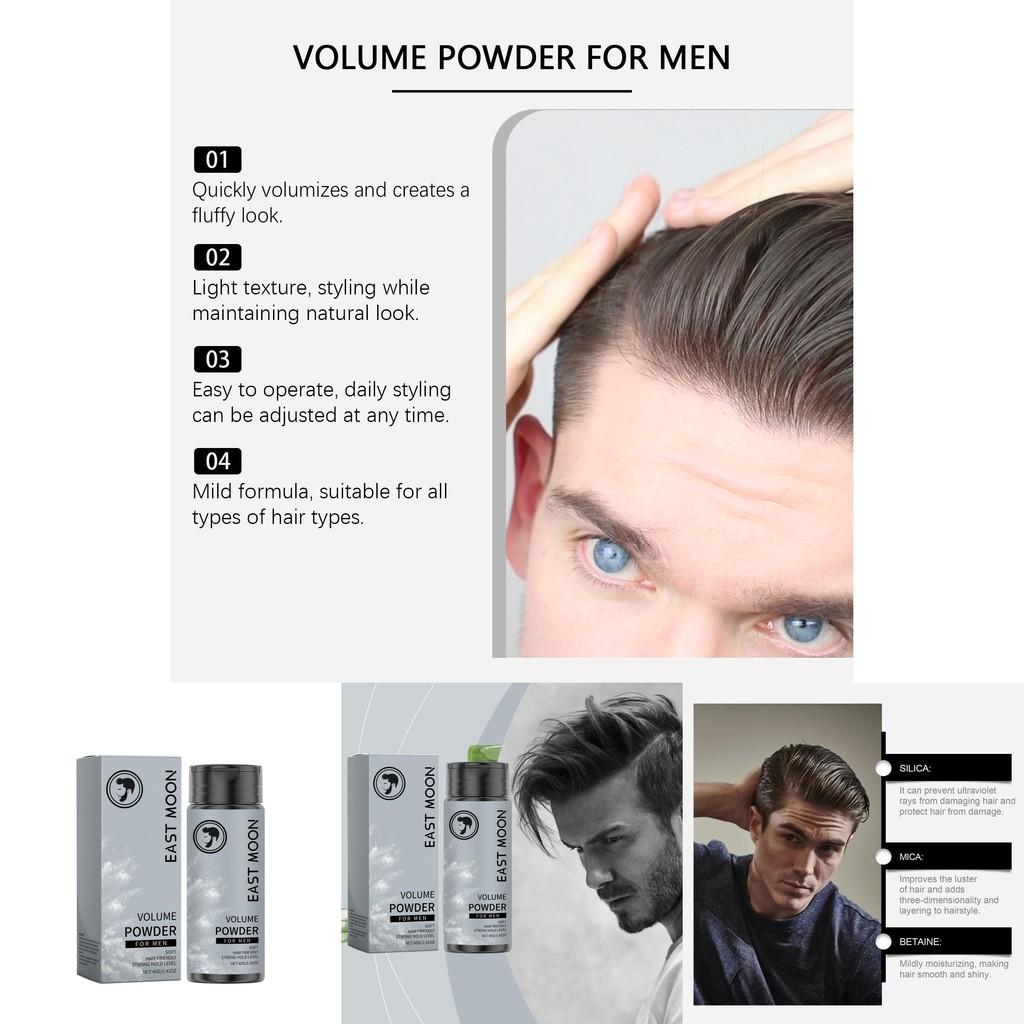 East Moon Men's Textured Hair Powder For Voluminous Quick Styling And Oil Control