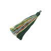 Handwoven Cotton Tassel Keychain - Handmade DIY Jewelry Bag Charm