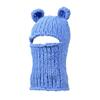Japanese Popular Funny Devil Corner Crochet Knitted Beanie Hat Handmade Cute Long Ear Warm Cover Warm Wool Hat Spot