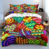Colorful Heart Pattern Set Multiple Sizes Kid'S And Adults' Bedroom Exquisite 3Pc Bedding Set, Gift