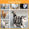 Giocattolo Gatto Peluche Realistico Morbido E Confortevole Decorazione Per La Tua Stanza O Ufficio 4,7 Pollici