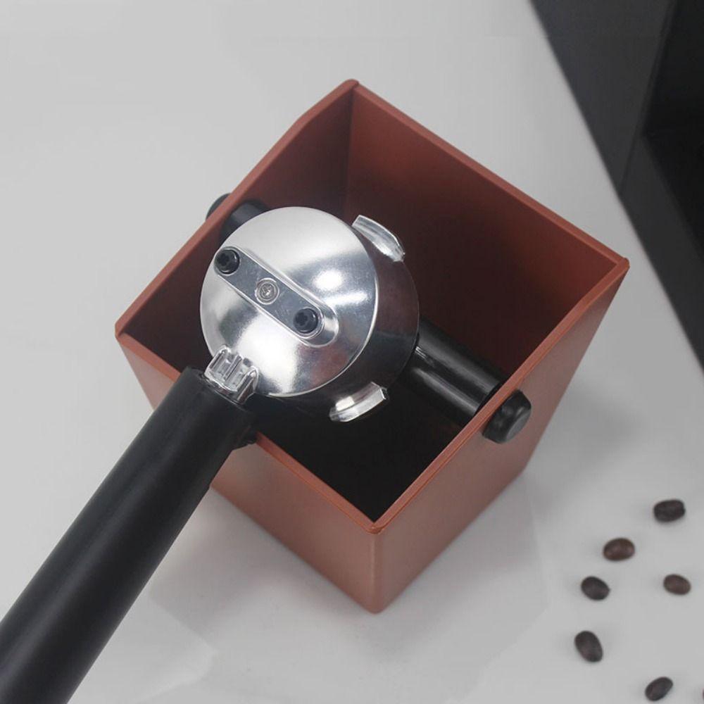 Diagonal Mouth Espresso Dump Bin Anti Slip Knocking Slag Container Coffee Grounds Bucket  Barista