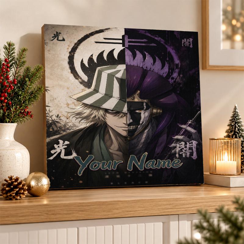 Bleach anime Custom Name Text 5D Diamond Painting Kit DIY Full Drill Diamond Art Decoration