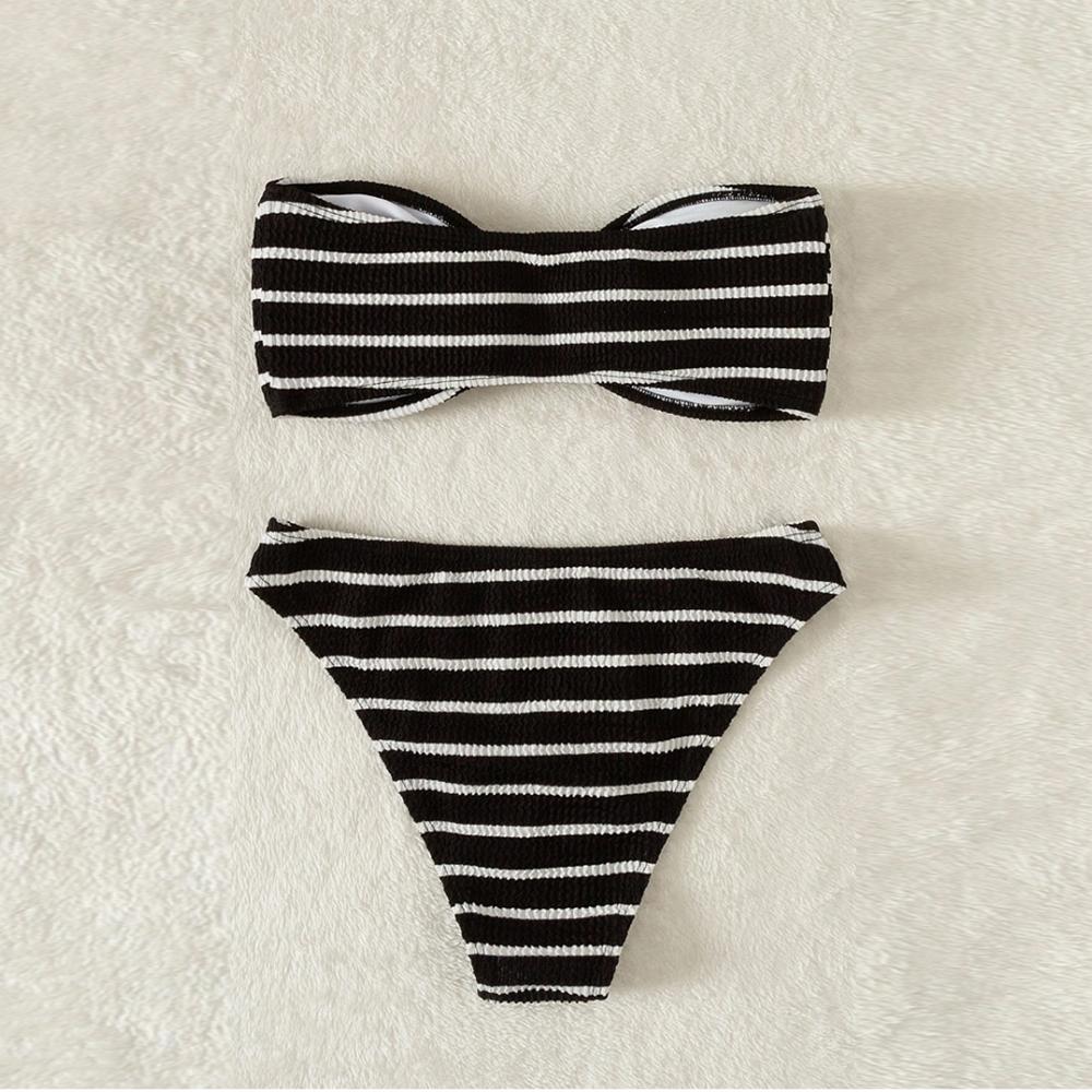 Sexy Bikini 2023 Bandeau Swimsuit Woman Swimsuit Female Bikinis Set Woman Two Piece Bathing Suit Women Beach