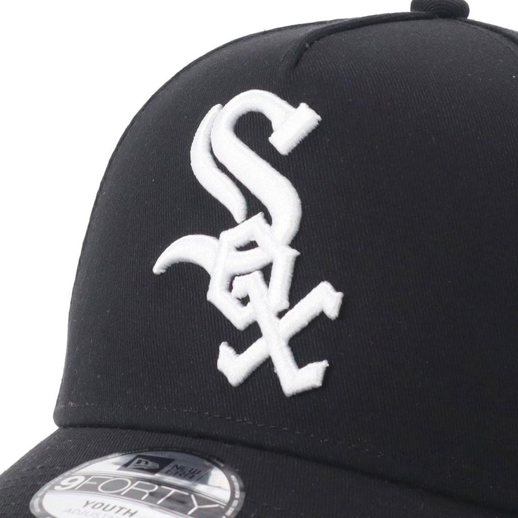 New Era Youth 9FORTY Cap MLB Chicago White Sox CWS Sizes ONSPOTZ 9FORTY 940 SOX Authentic New Era Popular and Cute Cool Junior Hat Kids' A-Frame