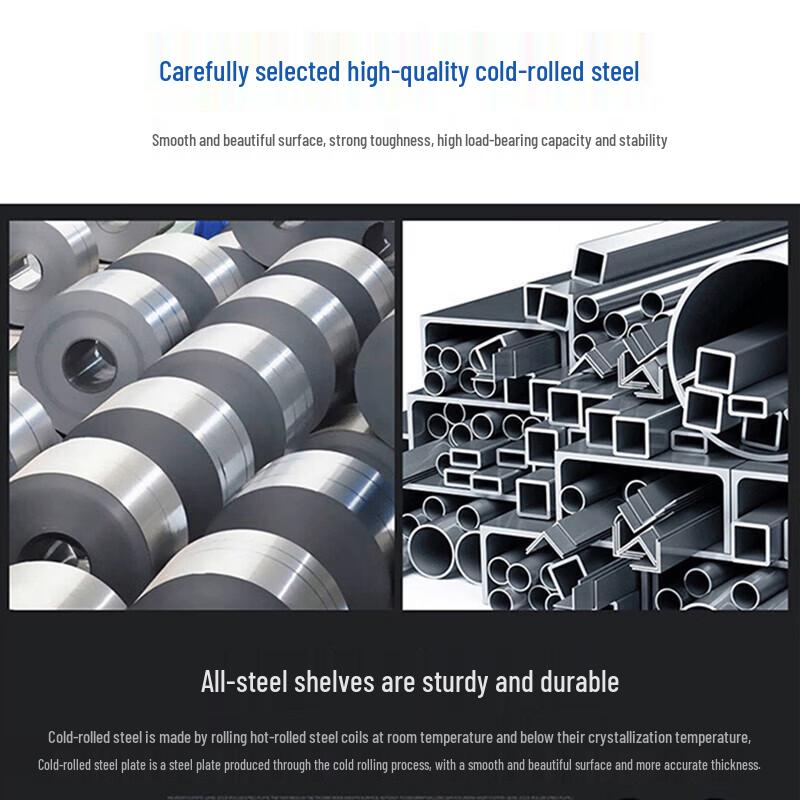 Heavy-Duty 4-Tier Metal Storage Shelf