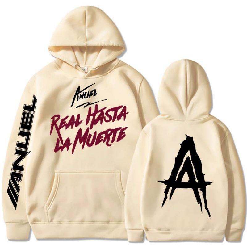 New Anuel AA Printed Hoodies Sweatshirt