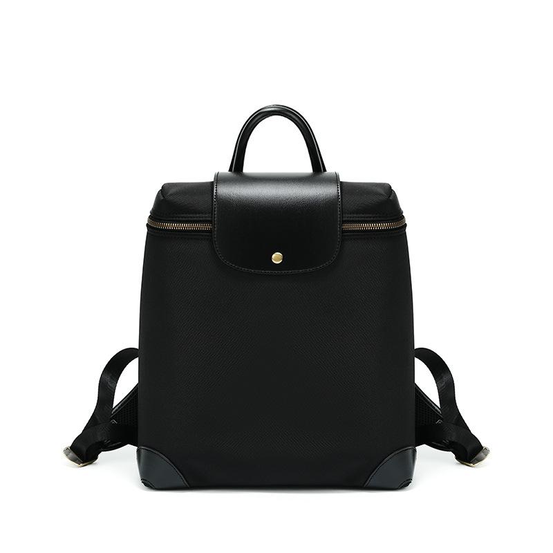 

Европейский и американский высококачественный модный нейлоновый повседневный школьный рюкзак tide, дорожный рюкзак большой вместимости, легкий чёрный