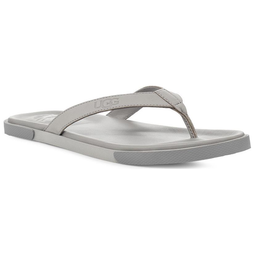 UGG Comfortable Classic Rubber Sole Flip Flops Men Footwear Gray 1132739-SEL