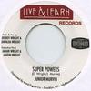 7inch Record JUNIOR MURVIN  Super Powers  Version BE028 Live  LearnBo 1987 US Reggae Ska  Dub Used