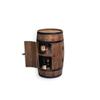 Barschrank (Weinfass) - KREATIVES KÜRBIS - KREATIVES KÜRBIS - Wenge - Massivholz - 80 cm