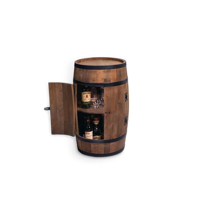Barový nábytok (sud na víno) - KREATIVNY SPOLUPRACUJÚCI - KREATIVNY SPOLUPRACUJÚCI - Wengé - Masívne drevo - 80 cm