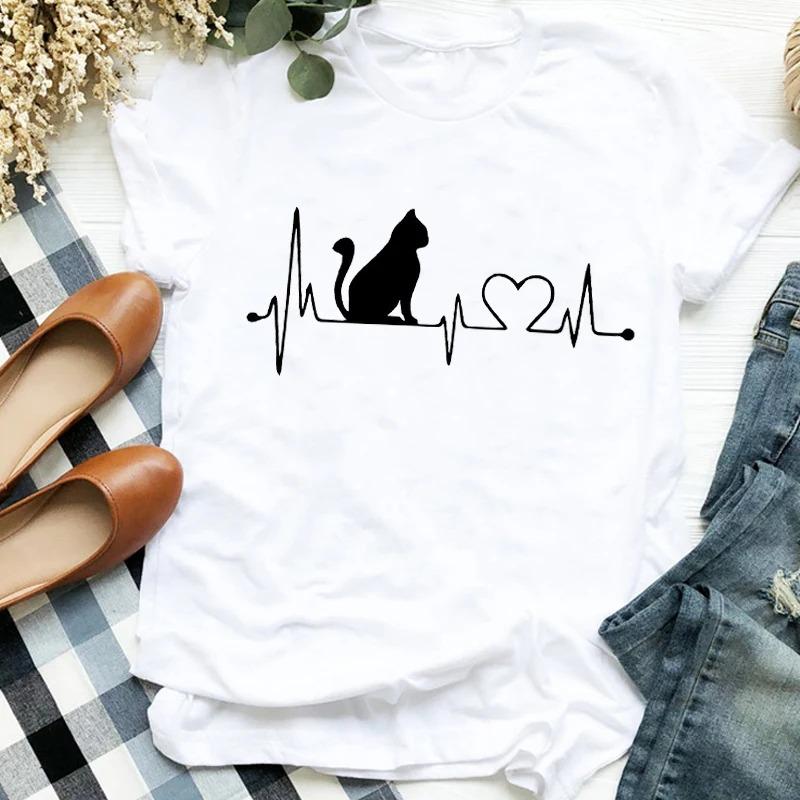 Women Graphic HuUnisex and Dogs Paws Cartoon Fashion Aesthetic Animal Short Sleeve Print FeUnisex Clothes Tops Tees Tshirt TShirts
