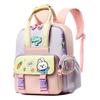 Rabbit Cartoon Cute Astronaut Printed Childrens Backpack With Wallet For School