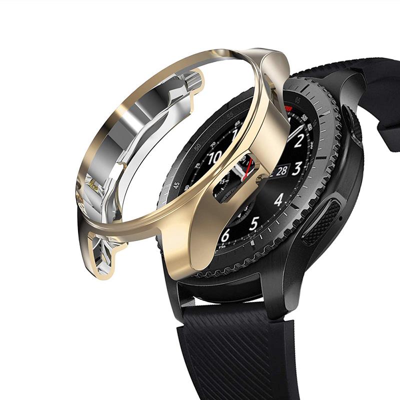 Protective Case For Samsung Galaxy Watch 46mm 42mm Case Protector Frame Cover Soft TPU Shell For Samsung Smart Watch 46mm/42mm 7