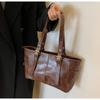 Neue trendige Herbst-Winter-Schultertasche Damen Premium Pendler-Tragetasche