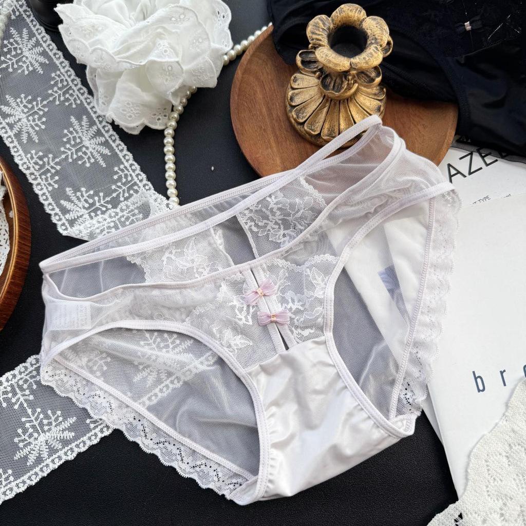 French-Inspired Mesh Lace Edge Sexy Women's Underwear (80-125 jin)