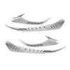 Car Styling Front Headlights Eyebrows Eyelids Trim Strip for Honda HRV HR-V Vezel -2023 Lamp Eyelash Stickers B