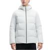 Fila 2023 Winter New Basic Casual Comfortable Warm Hooded Jacket Men Jacket Phantom-Gray F11M342908F-GY