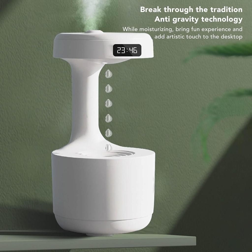 Cool Mist Humidifiers, 800ml Anti Cool Mist Humidifier, Anti Water Droplets Humidifier with Night Light, Portable Quiet Air Humidifier for Home