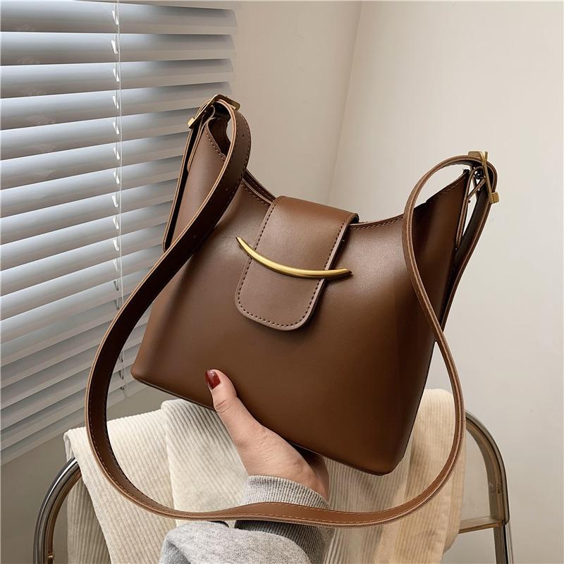 Buy Bucket Bag 2021 Fashion New High Quality Pu Leather Women 'S