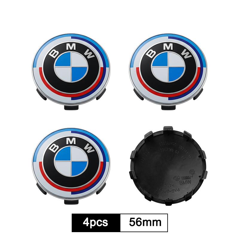 56MM Hub Center Cap Rim Hub Dustproof Cover Emblemem Car Wheel Center for Bmw M M4 M5 M6 F11 X3 F25 F20 F30 G20 F31 F34 F10 G30