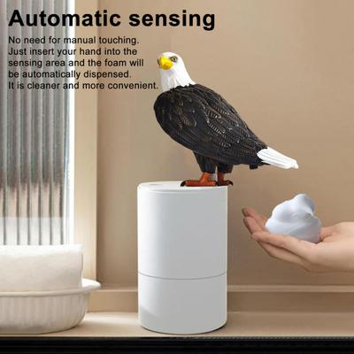 Dispensador de Jabón Forma de Águila Dispensador de Jabón de Manos en Espuma con Sensor Automático Detección sin Contacto Sensor FIR Dispensador de Jabón Fácil de Limpiar