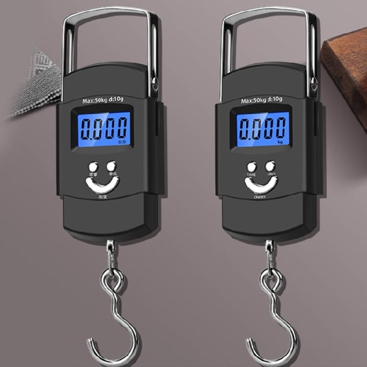Digital Scale Industrial Hanging Scale Handheld Small Cranes with Hook Screen for Outdoor Fishing Garage