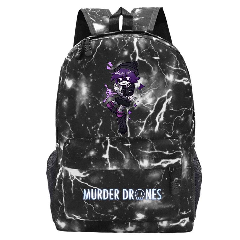 Anime Murder Drones Peripheral Fashion Children's Backpack Large Capacity Load Reduction Student Leisure School Bag