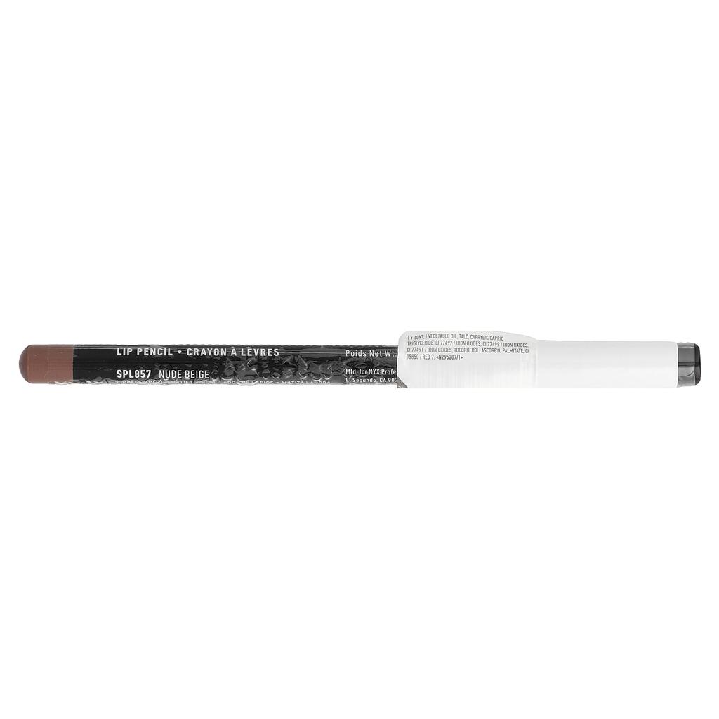 NYX Professional Makeup, Slim Lip Pencil, 857 Nude Beige, 1.04 g (0.03 oz)