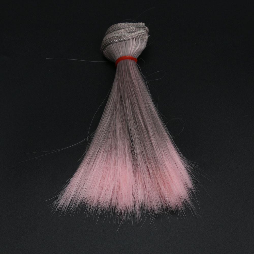 Mode 15 Cm Großhandel Glattes Haar Haar DIY Perücke Puppe