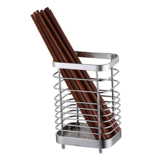 Mehrzweck-Zahnbürstenhalter Essstäbchen-Organizer mit Ablauflöchern Großes Fassungsvermögen Vielseitiges Badezimmer