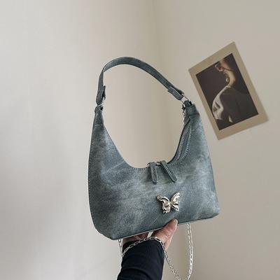Fashion Korean Style Handbag 2024 Spring New Versatile Instagram One Shoulder Underarm Bag Dumpling Bag for Women