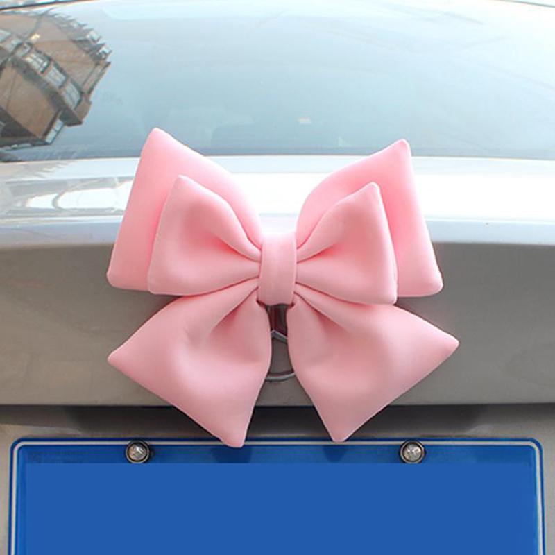 1 Piece Bow Styling Women Cycling Electric Bike Car Accessories Motorcycle Helmet Butterfly Knot Full Face Off Road Helmet Decor
