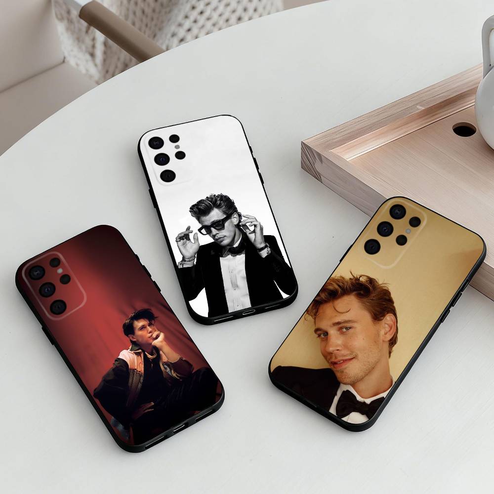 Handsome Actor A-Austin B-Butler Phone Case For Samsung S25,S24,S21,S22,S23,S30,Ultra,S20,Plus,Others Soft Black Cover
