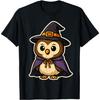 Uroczy kostium czarownicy sowy dla dzieci chłopców dziewczynek koszulka na Halloween