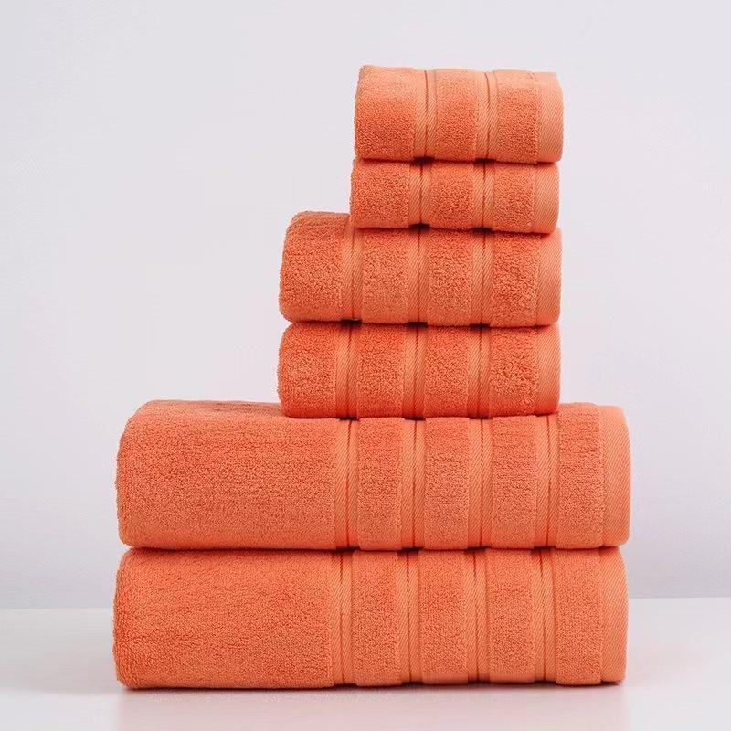 Five-Star Quality Cotton Towel Set – Thick, Soft, Absorbent Bath and Face Towels, 3-Piece Set