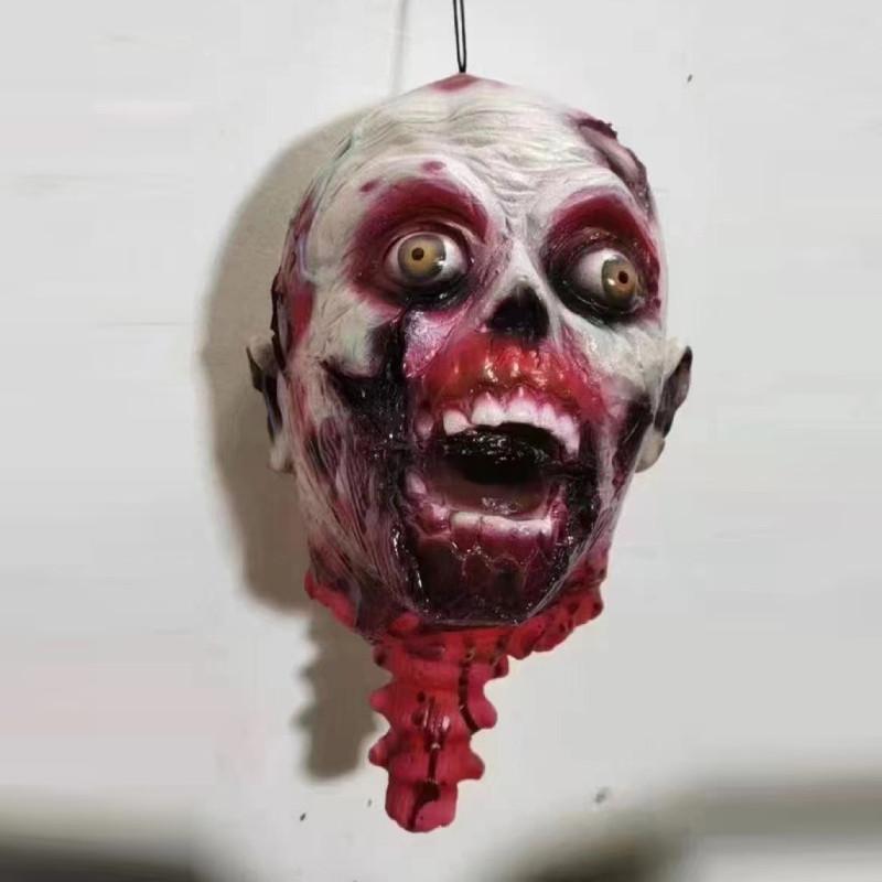 Headless Zombie Halloween Skull Ornament Prop Horror Party Decor Haunted House