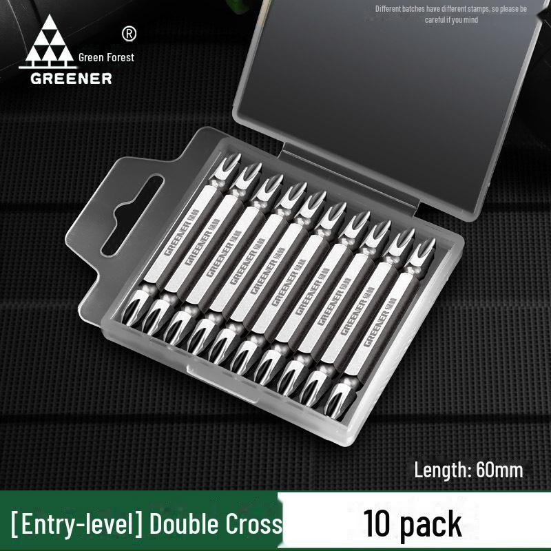 Green Forest A3 Double-Headed Cross Electric Screwdriver Bit