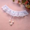 Sex Underwear Free Sex Underwear Women's Sexy T-pants Pearl Large Size Open Crotch Thong Lace Temptation Wholesale